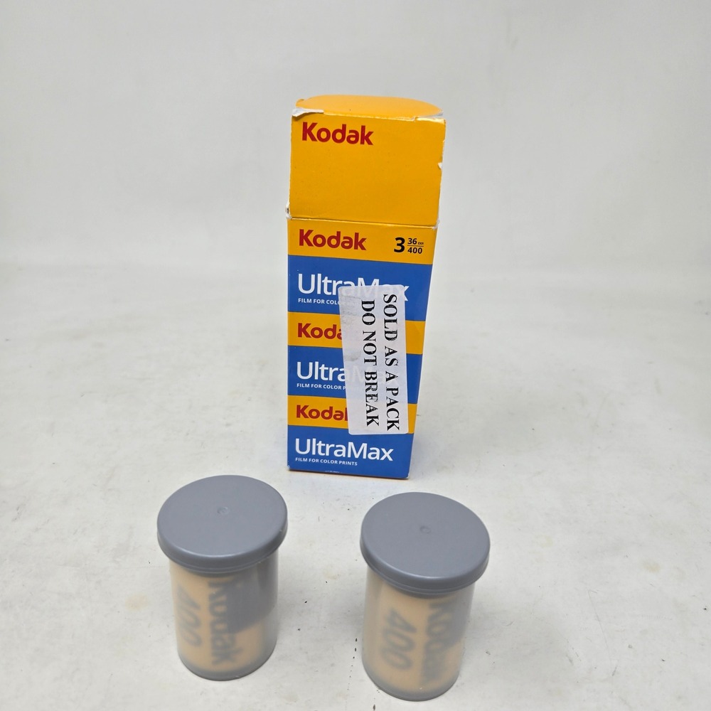 Kodak UltraMax 400 Color Print Film 35mm 36 Exposures 2 Rolls with Box